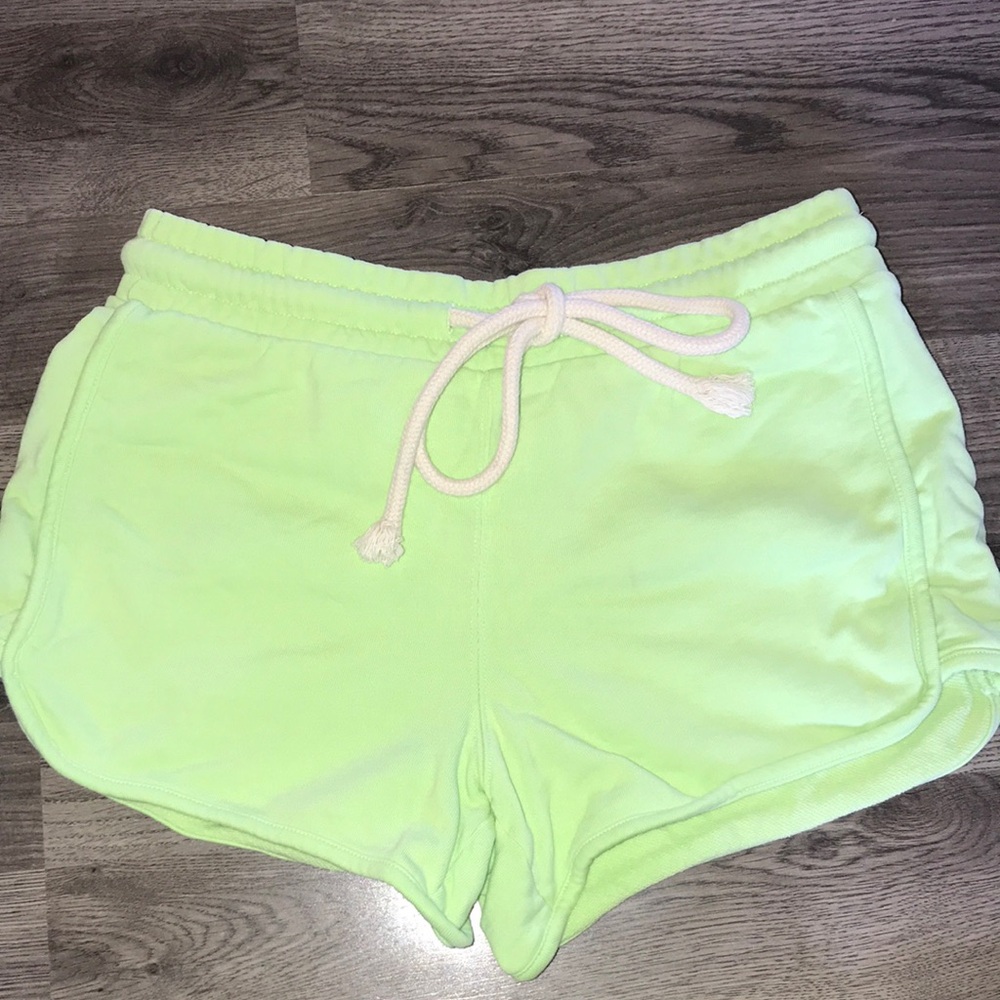 Universal Thread Casual Women's Neon Lime Drawstring Shorts XS | EUC